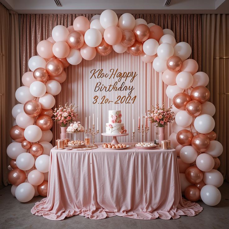 Birthday party decor